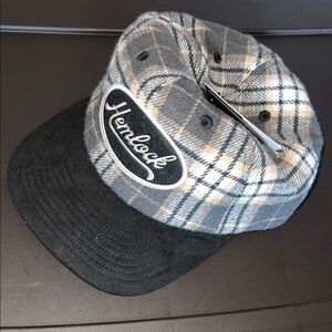 Hemlock Hat Co. Lynwood 5 Panel Plaid Adjustable Hat, One Size